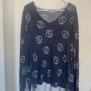 LOFT Floral Sweater SIZE XL